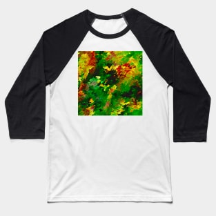 Emerald Forms Abstract Baseball T-Shirt